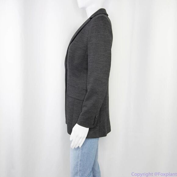 Ann Taylor wool blend blazer jacket, color grey, size 6 - Picture 14 of 16